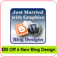 Just Married With Graphics Blog Design Review