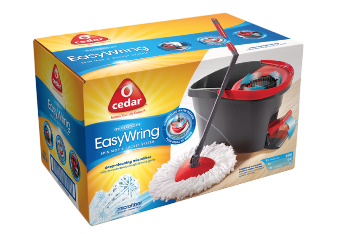O-Cedar Easy Wring Spin Mop & Bucket System Review