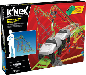 K'NEX Double Doom Roller Coaster Building Set