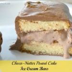 Choco-Nutter Pound Cake Ice Cream Bars