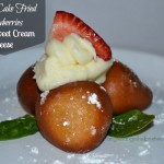Pound Cake Fried Strawberries With Sweet Cream Cheese